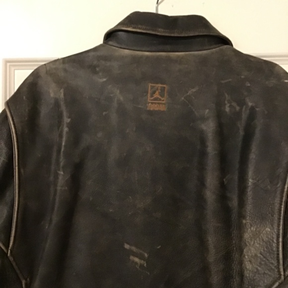 🔥Rare, vintage JORDAN, see pics, distressed leather coat, Size=XLT, new cond.🔥 - Picture 8 of 12